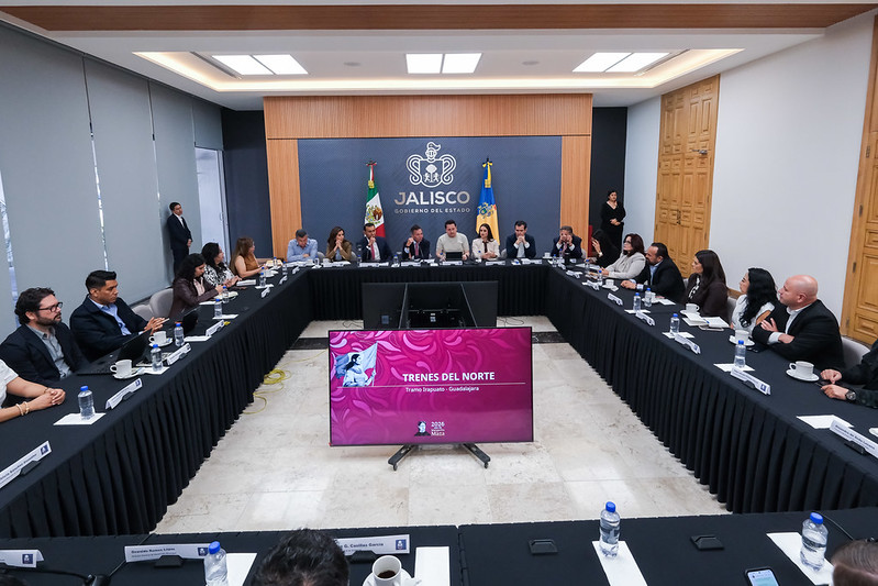 Jalisco coordina con Federación y municipios proyecto del tren de pasajeros México–Guadalajara