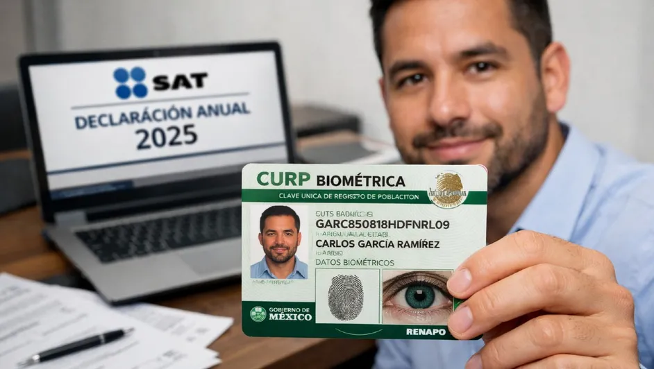 ¿Debes tramitar la CURP Biométrica para tu declaración? Esto aclara el SAT