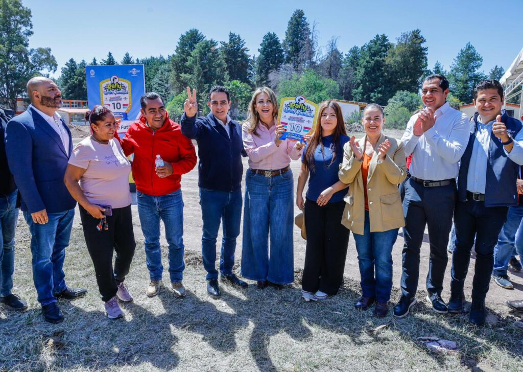 Sueños compartidos se ponen en marcha; Toño arranca rehabilitación de cancha en el CBTA 3