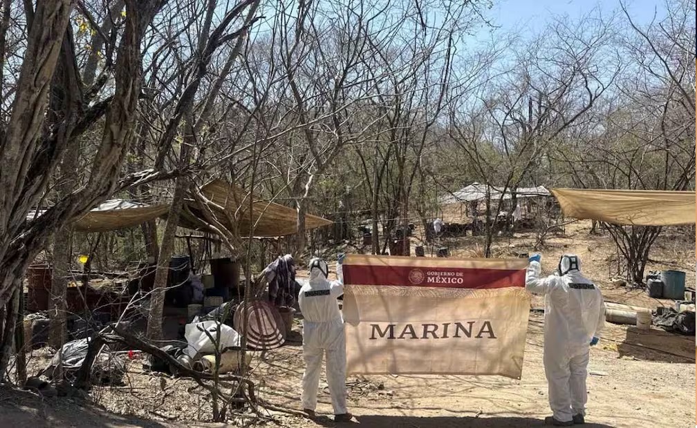 Semar neutraliza centro de producción de droga ligado a “La Chapiza”