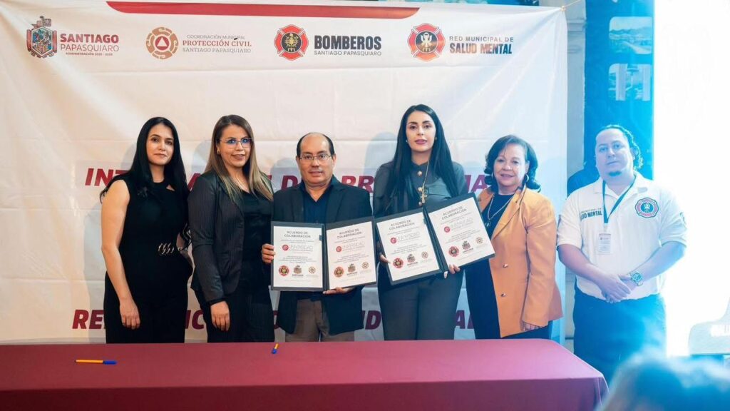 Firman convenio para crear la Red Municipal de Salud Mental en Santiago Papasquiaro