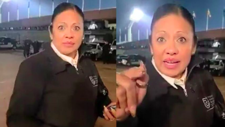Apodan “Lady Pepitas” a mujer que discriminó a policía en estadio CU