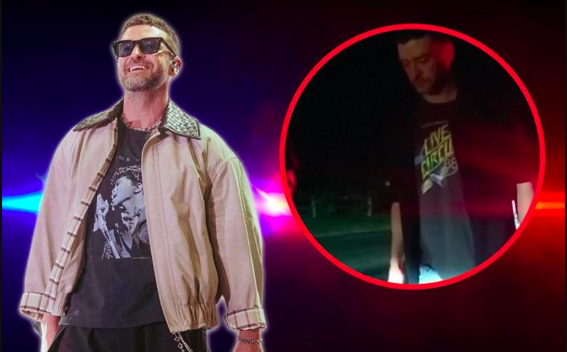 Filtran video del arresto de Justin Timberlake por conducir bajo los efectos del alcohol