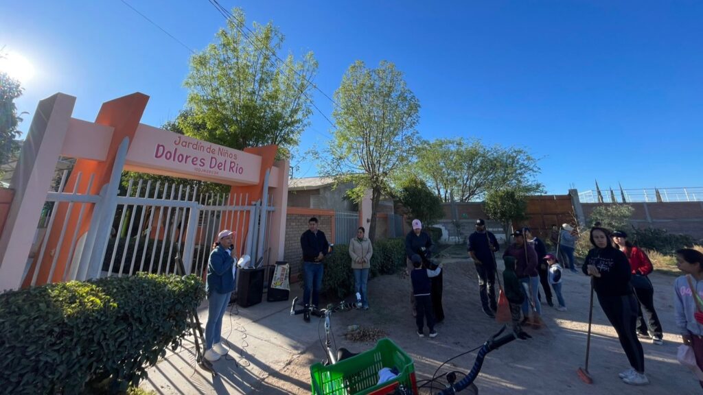 Realizan Campaña de Limpieza en Jardín de Niños Dolores del Río