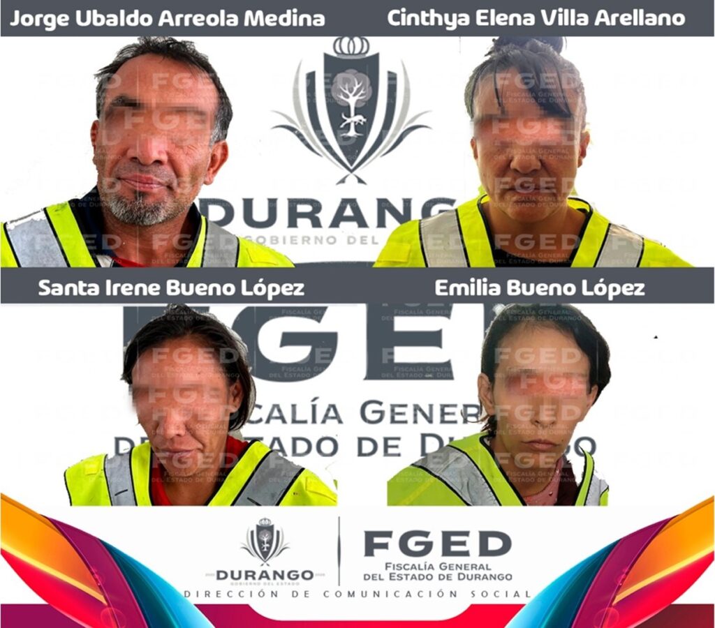 Fiscalía de Durango logró que el juez sentenciara a cuatro por posesión de sustancias