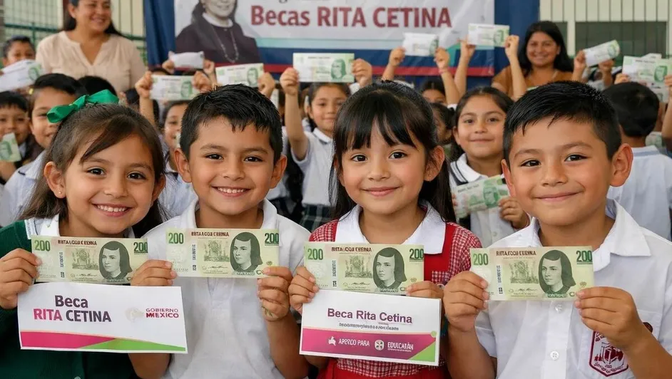 Beca Rita Cetina para primaria ya tiene fecha para el primer pago