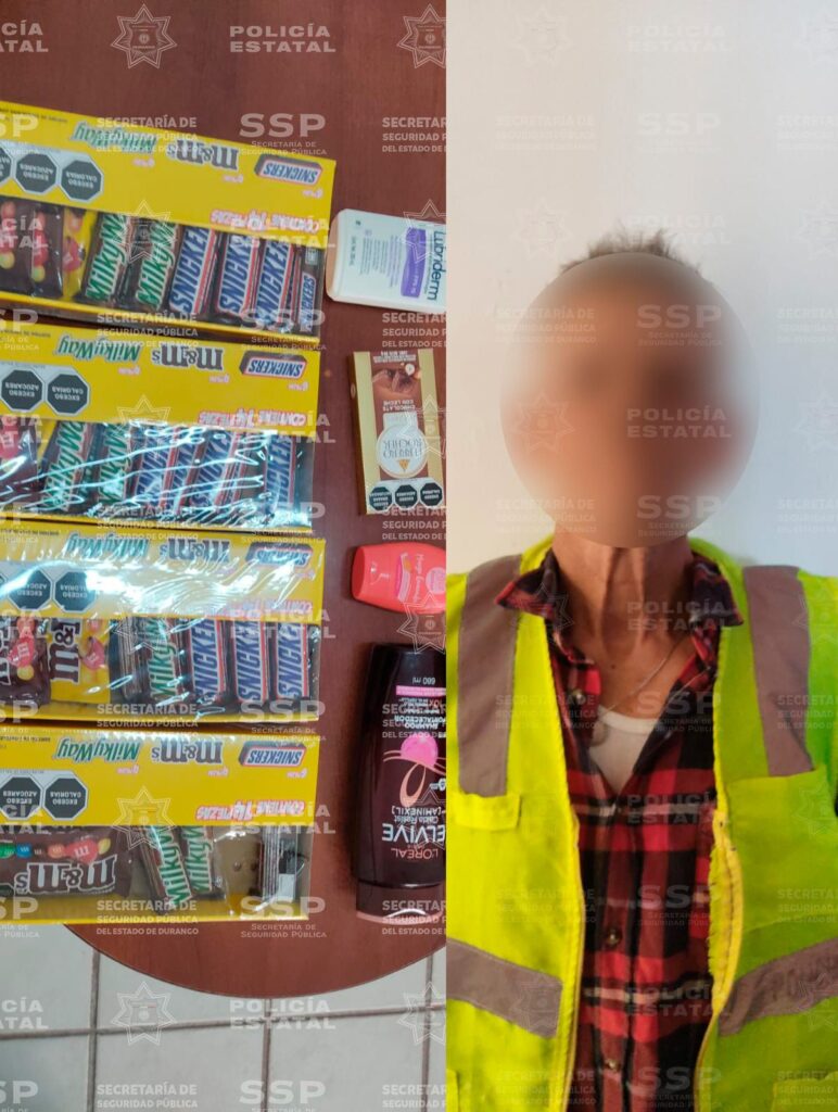 Robaba chocolates y cremas cuando lo detuvo el operativo Dragón