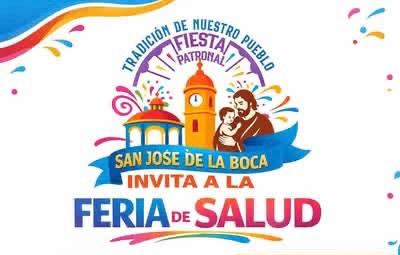 Actividades de salud, deporte y apoyo social en las fiestas patronales de San José de la Boca