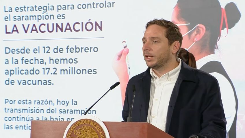 Sarampión va a la baja en México; se han aplicado 17.2 millones de vacunas
