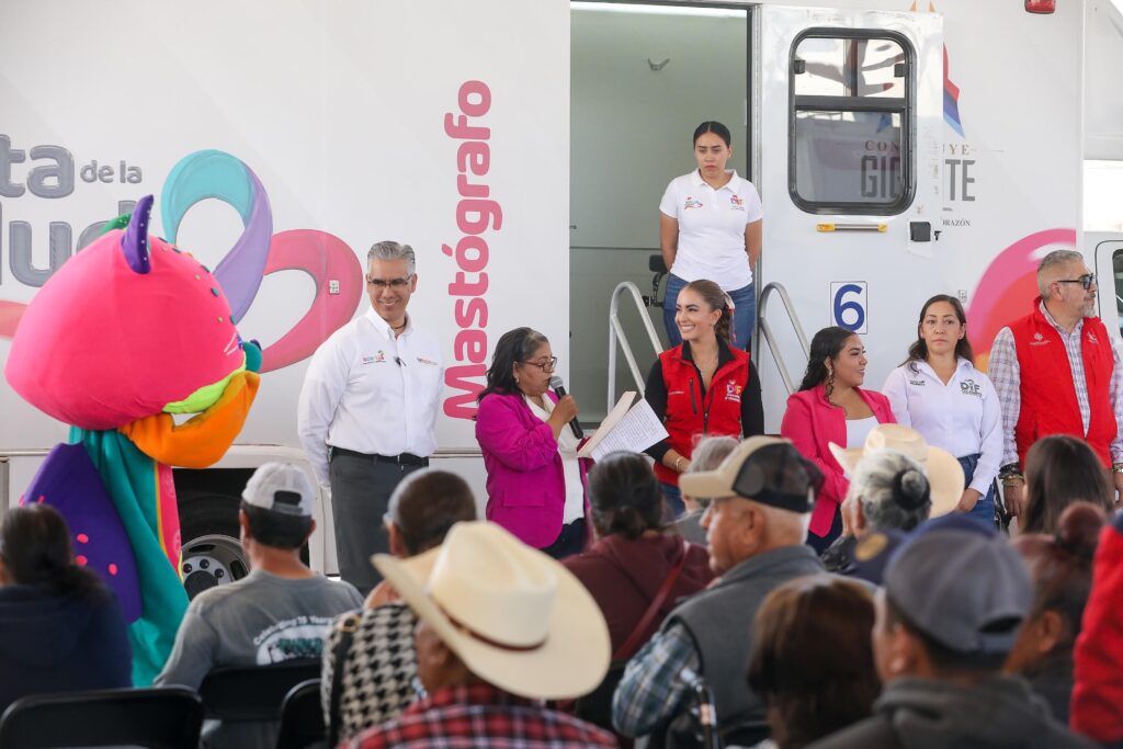 Marisol Rosso lleva Ruta de la Salud y Bebeleche Móvil a Ocampo; más de 3 mil atendidos