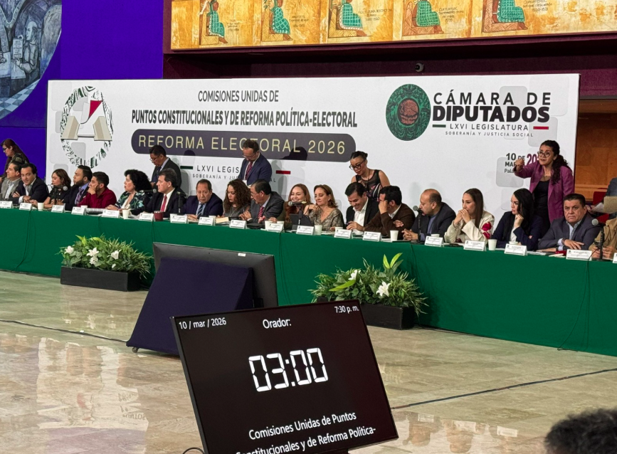 Aprueban en comisiones dictamen de reforma electoral de Sheinbaum