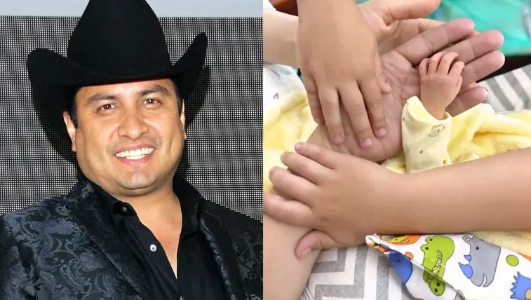 Julión Álvarez anuncia el nacimiento de su tercer hijo