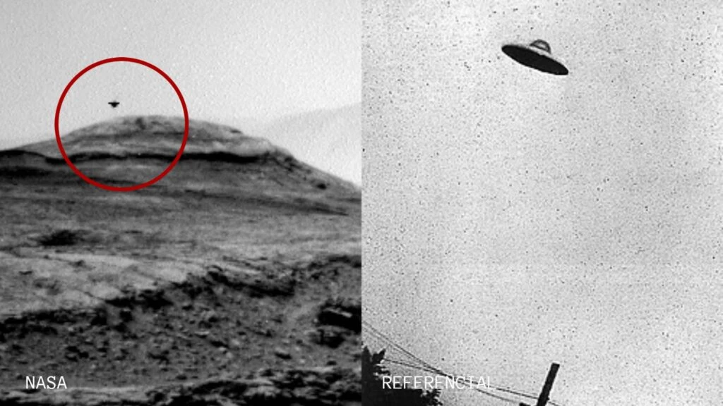 NASA revela foto de supuesto OVNI en Marte captada por el rover Curiosity