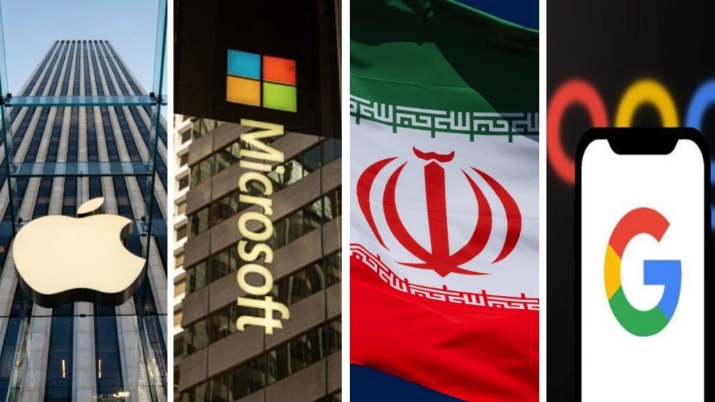 Irán amenaza con atacar a tecnológicas estadounidenses en Medio Oriente