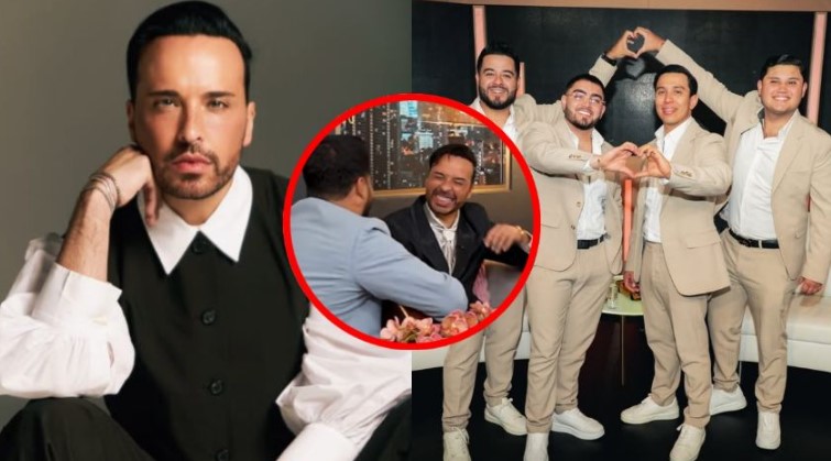 Integrante de La Arrolladora Banda El Limón le lleva serenata a Apio Quijano