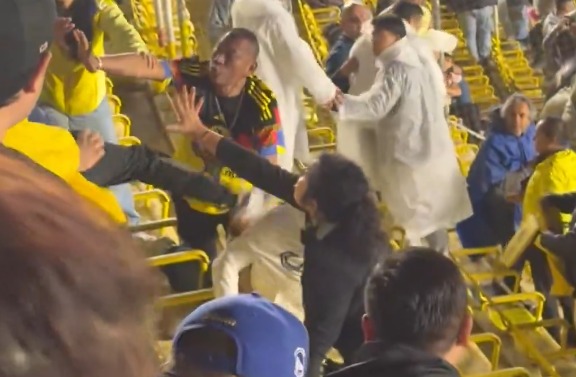 Violencia en los Estadios: Americanistas se agarran a golpes en las gradas