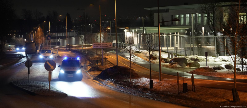Explosión sacude la embajada de Estados Unidos en Oslo