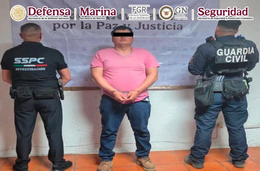 Capturan en Uruapan a miembro de grupo delictivo acusado de robo de combustible