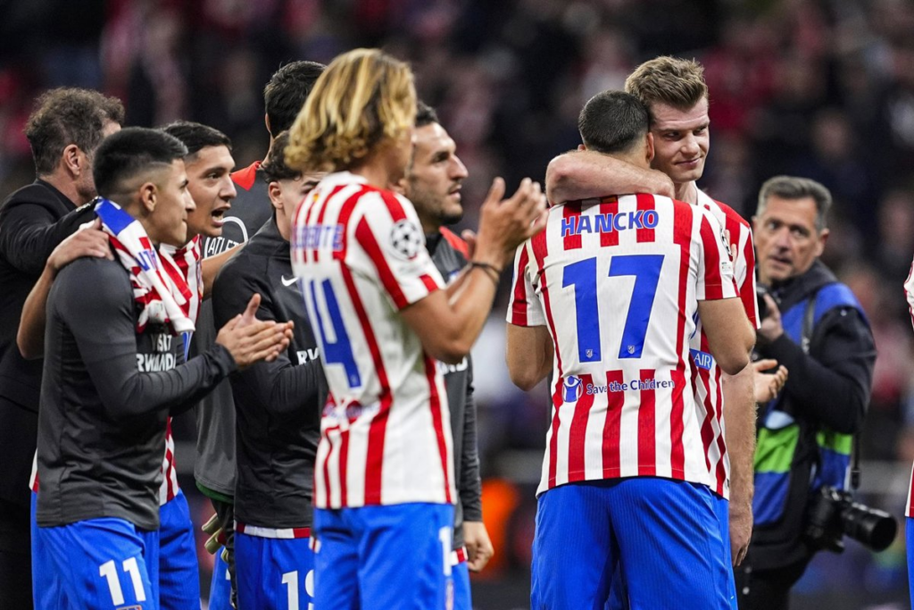 Atlético de Madrid se impone 5-2 a Tottenham Hotspur