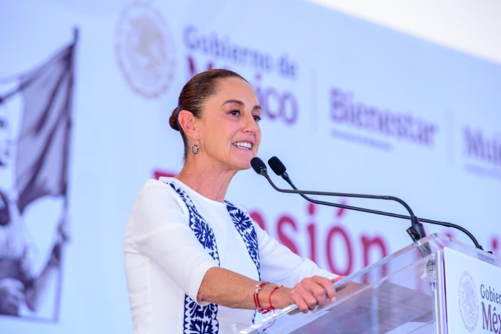 Claudia Sheinbaum reconoce a Miguel Ángel Navarro