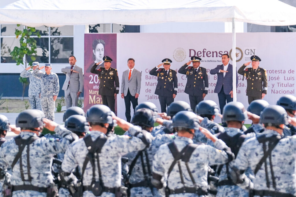 José Luis Martínez Rojas asume como coordinador estatal de la Guardia Nacional en Jalisco