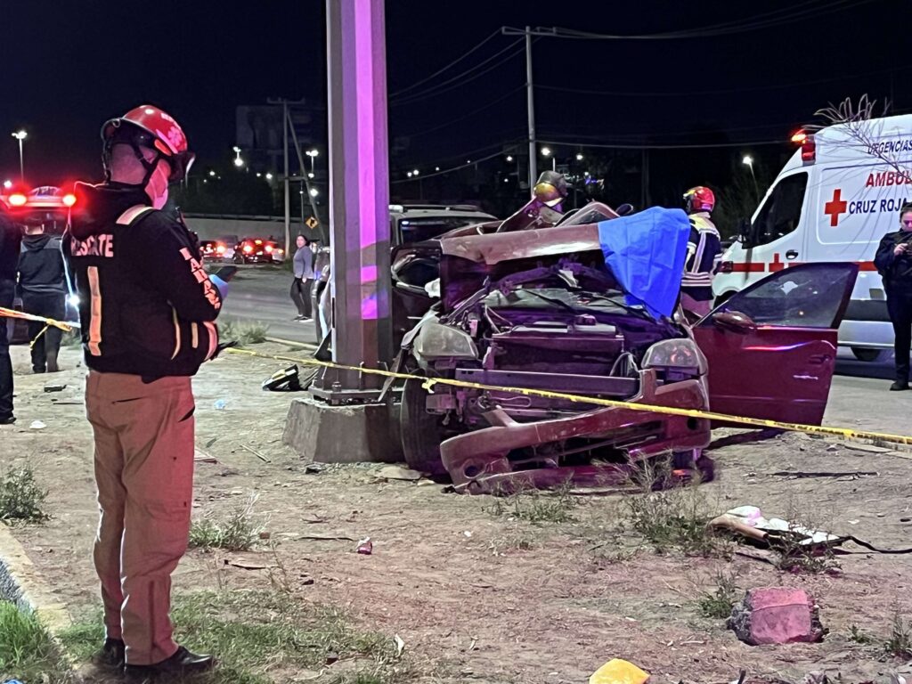 Fatal accidente por presunto conductor ebrio deja un muerto en Ciudad Juárez