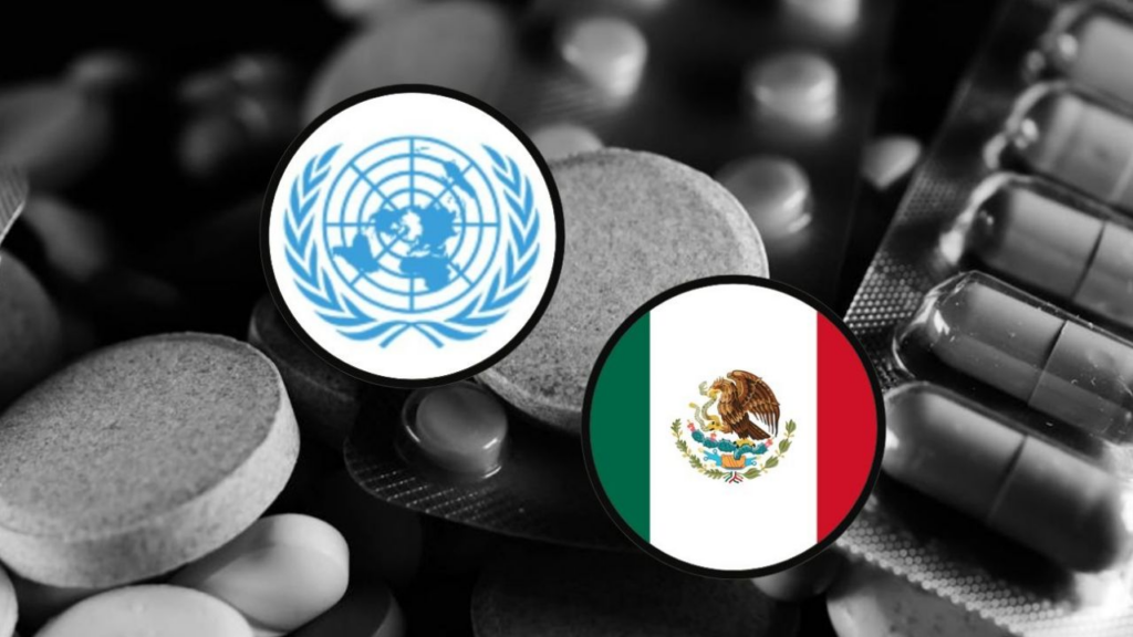 ONU avala estrategia de México contra drogas sintéticas