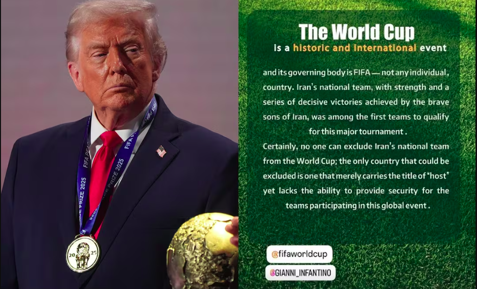 Selección de Irán responde a Trump sobre el Mundial 2026
