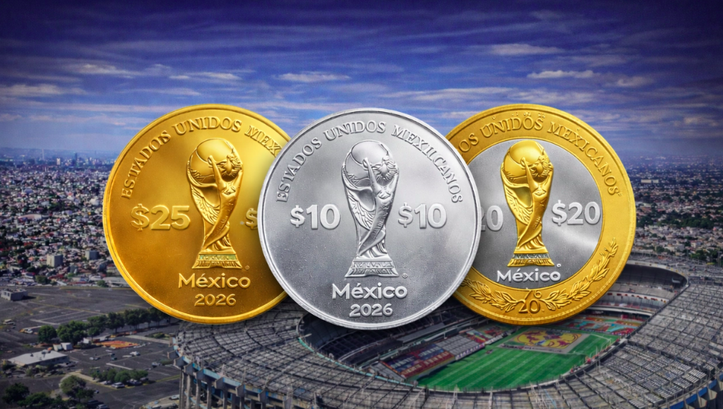 El Gobierno de México anuncia monedas especiales por la fiesta mundialista