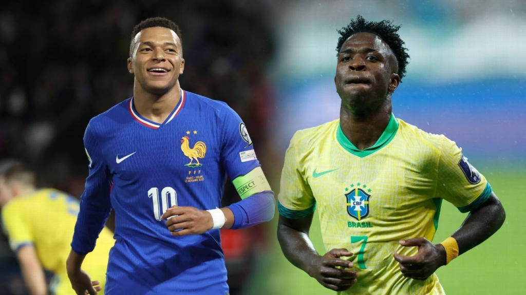 Francia supera la expulsión de Upamecano y derrota al Brasil de Ancelotti