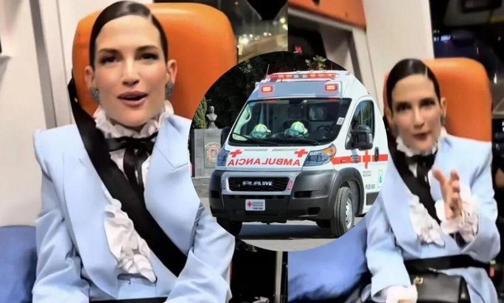 Piden sanción para Natalia Jiménez por llegar en ambulancia a fiesta de Carlos Rivera