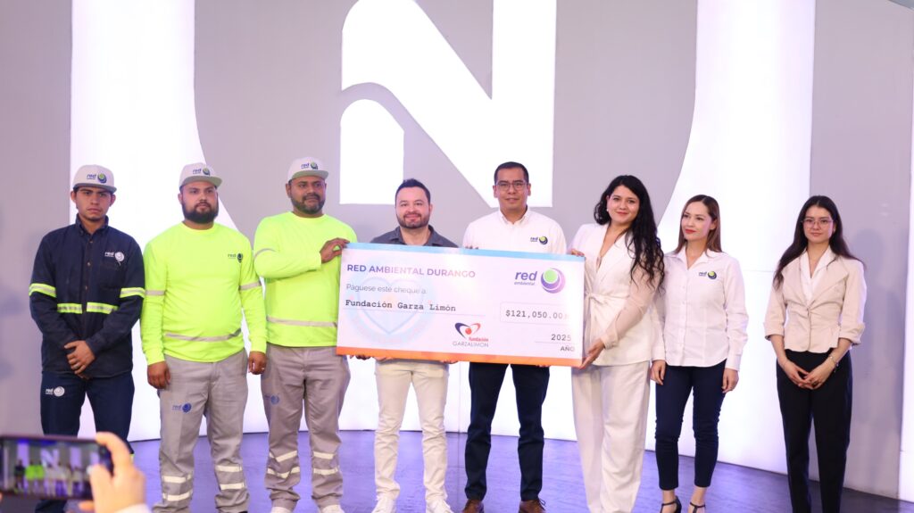 Red Ambiental dona más de 100 mil pesos a “Dibujando Sonrisas” de Fundación Garza Limón.