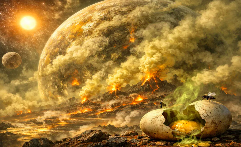 NASA descubre planeta con olor a huevo podrido y una misteriosa pirámide en Marte