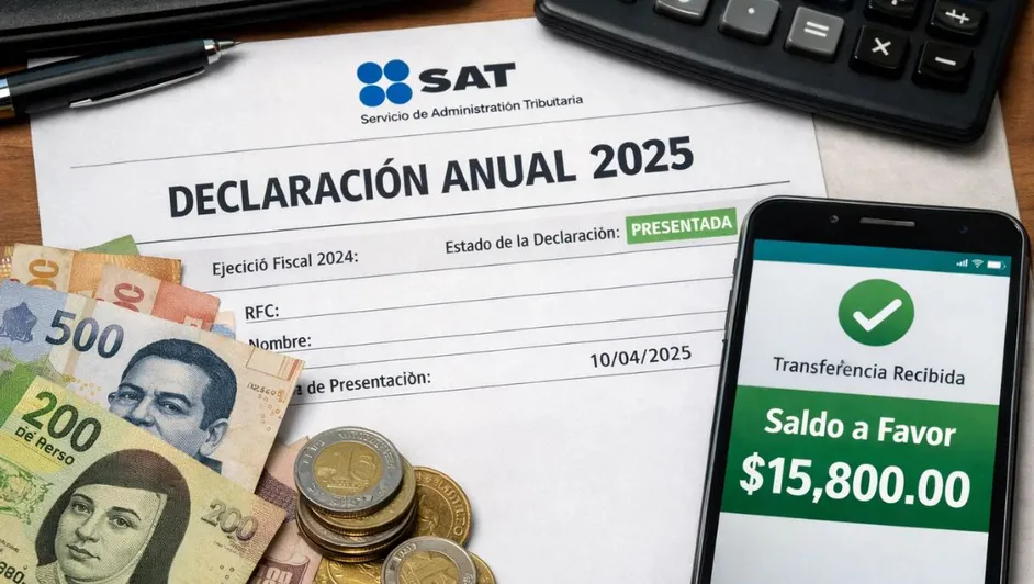 SAT explica cómo saber si tienes saldo a favor en la Declaración Anual 2025