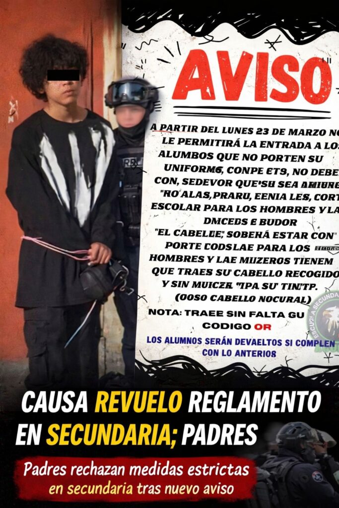 Causa revuelo reglamento en secundaria; padres de familia se oponen