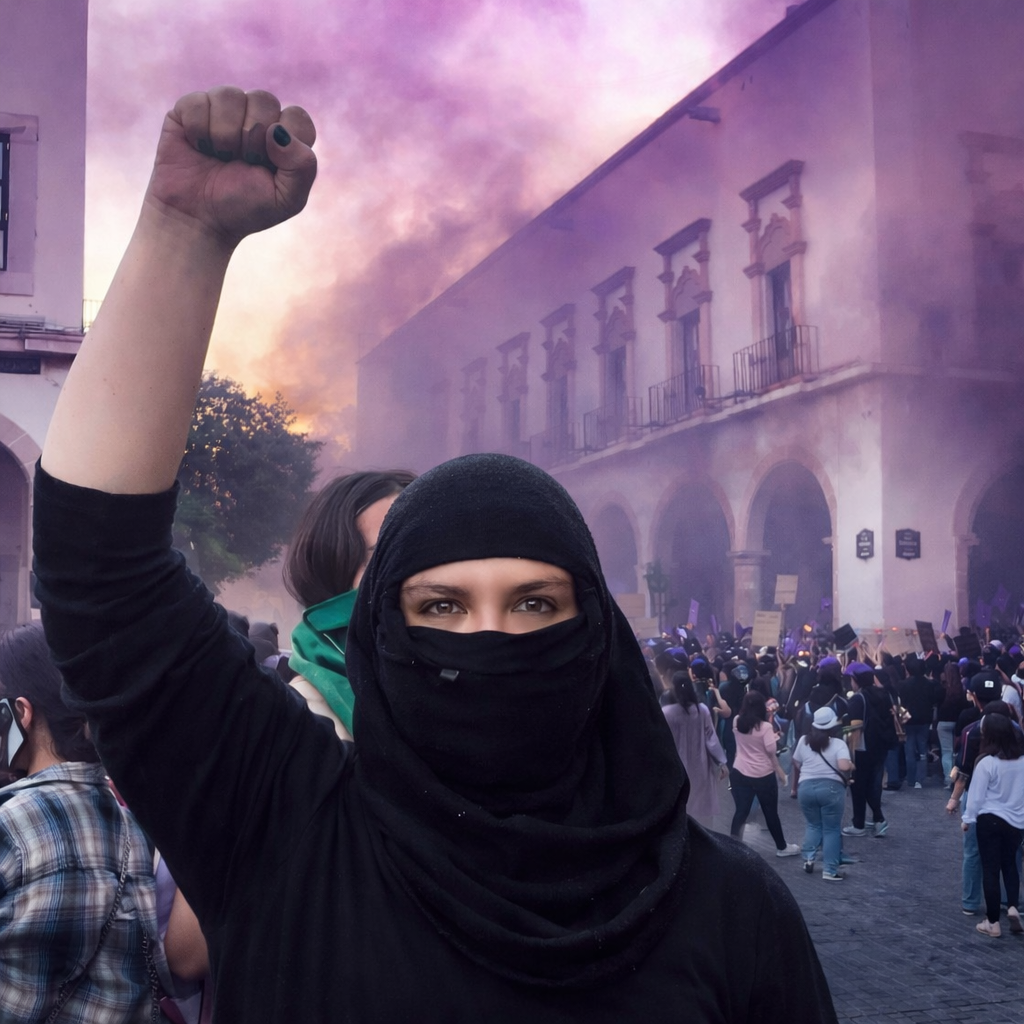 Gobernador advierte detenciones a encapuchadas que vandalicen en 8M