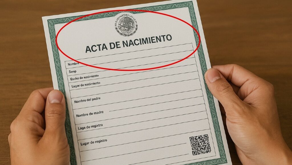 Corrección de actas de nacimiento: requisitos y procedimiento