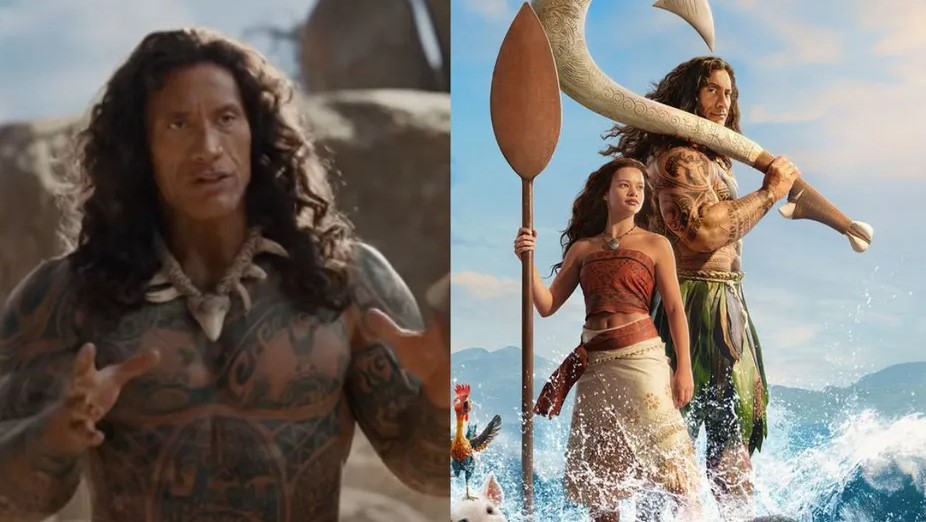 El primer vistazo de Dwayne Johnson como Maui desata una ola de críticas