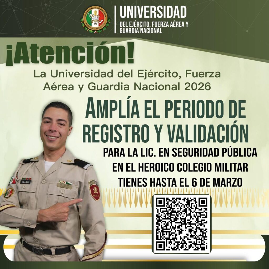 Jóvenes de Durango responden al llamado del Sistema Educativo Militar