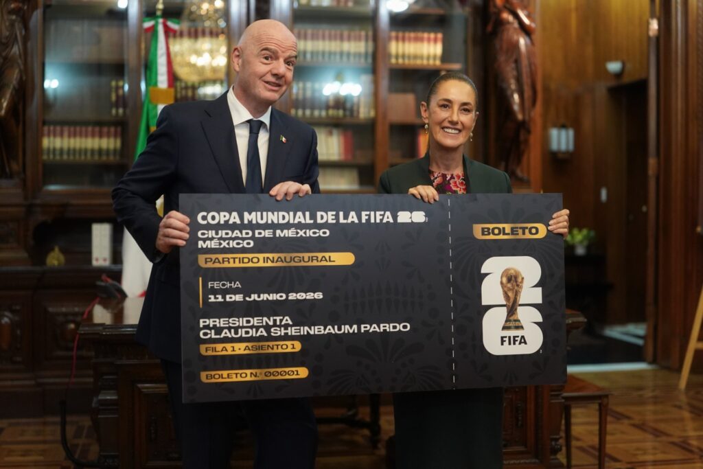 Sheinbaum lanza concurso para ganar boleto para el Mundial 2026