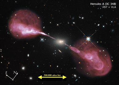 Detectan láser cósmico de una galaxia a 8 mil millones de años luz