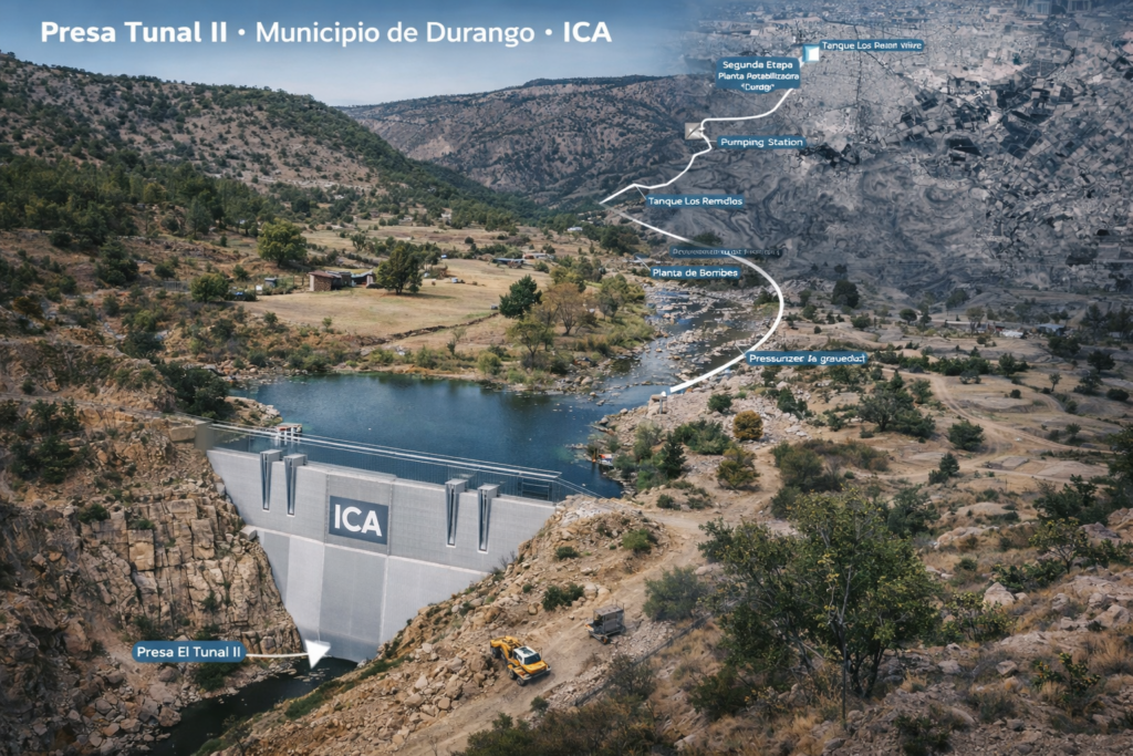 Retraso en desvío del río pone en riesgo tiempos de presa Tunal II