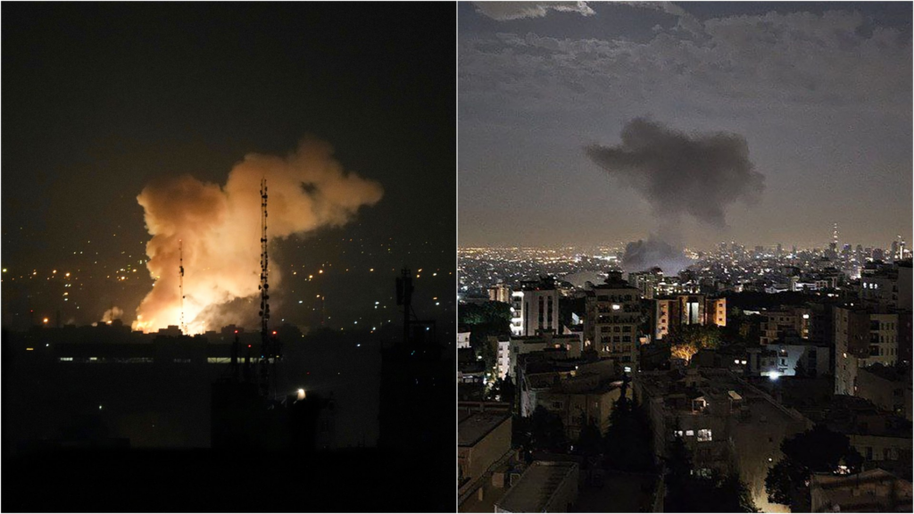 Israel bombardea Teherán en operación conjunta con Estados Unidos