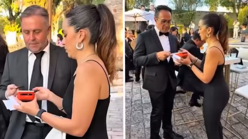 Novios generan polémica por usar terminal bancaria para recibir regalos en su boda