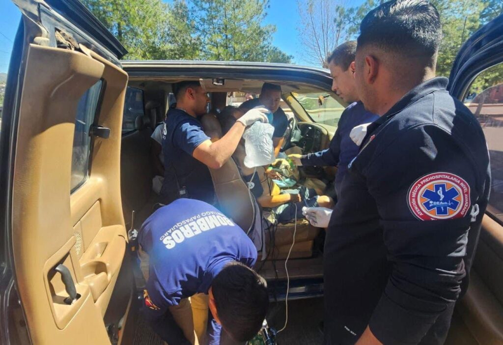Atención inmediata salva la vida de adulto mayor en Santiago Papasquiaro