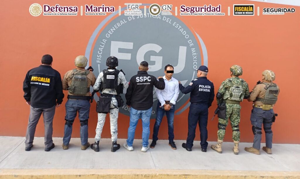 Detienen a ‘Callejas’, objetivo prioritario del Edomex