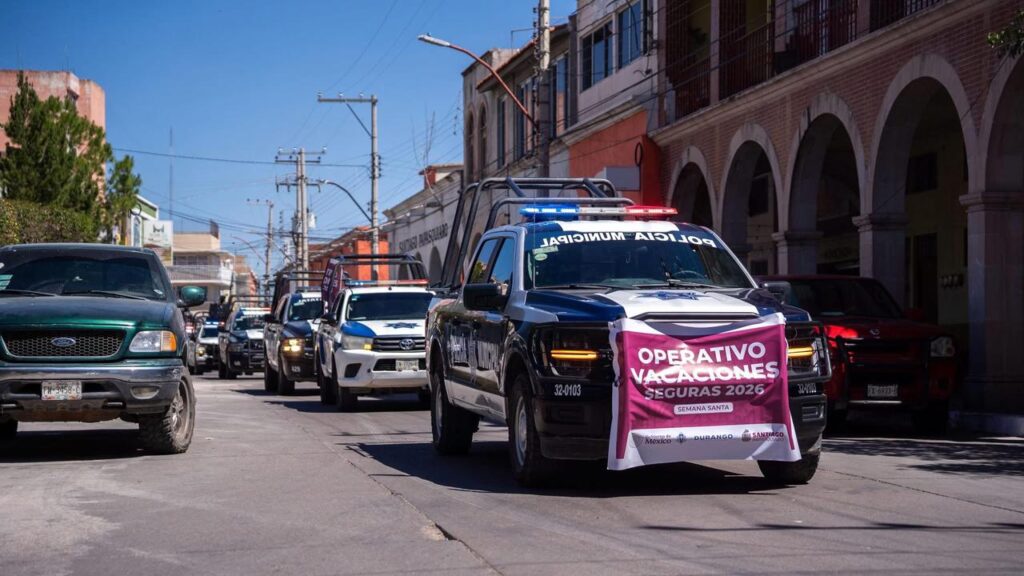Arranca operativo “Vacaciones Seguras – Semana Santa” en Santiago Papasquiaro