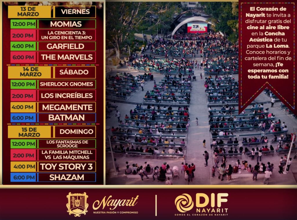 Beatriz Estrada y DIF Nayarit te invitan al cine gratis