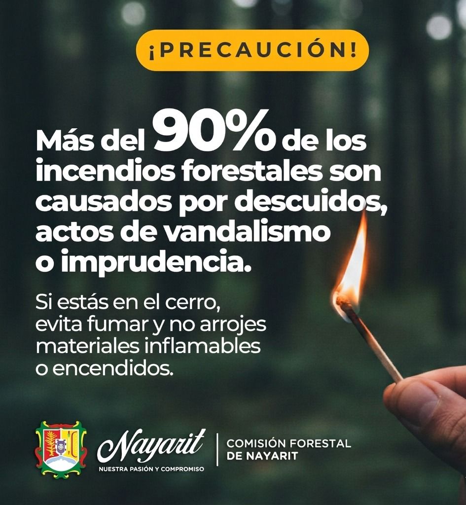 ¡Prevenir incendios forestales es tarea de todas y todos!