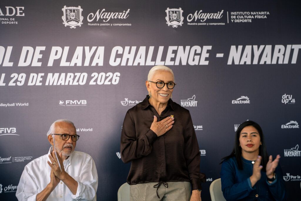 Miguel Ángel Navarro y Rommel Pacheco anuncian que Nayarit será sede del Tour Mundial de Voleibol de Playa Challenge